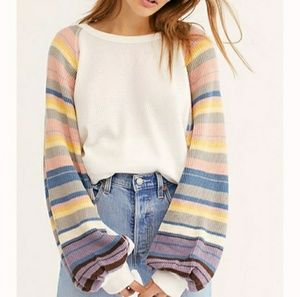 We The Free Rainbow Top